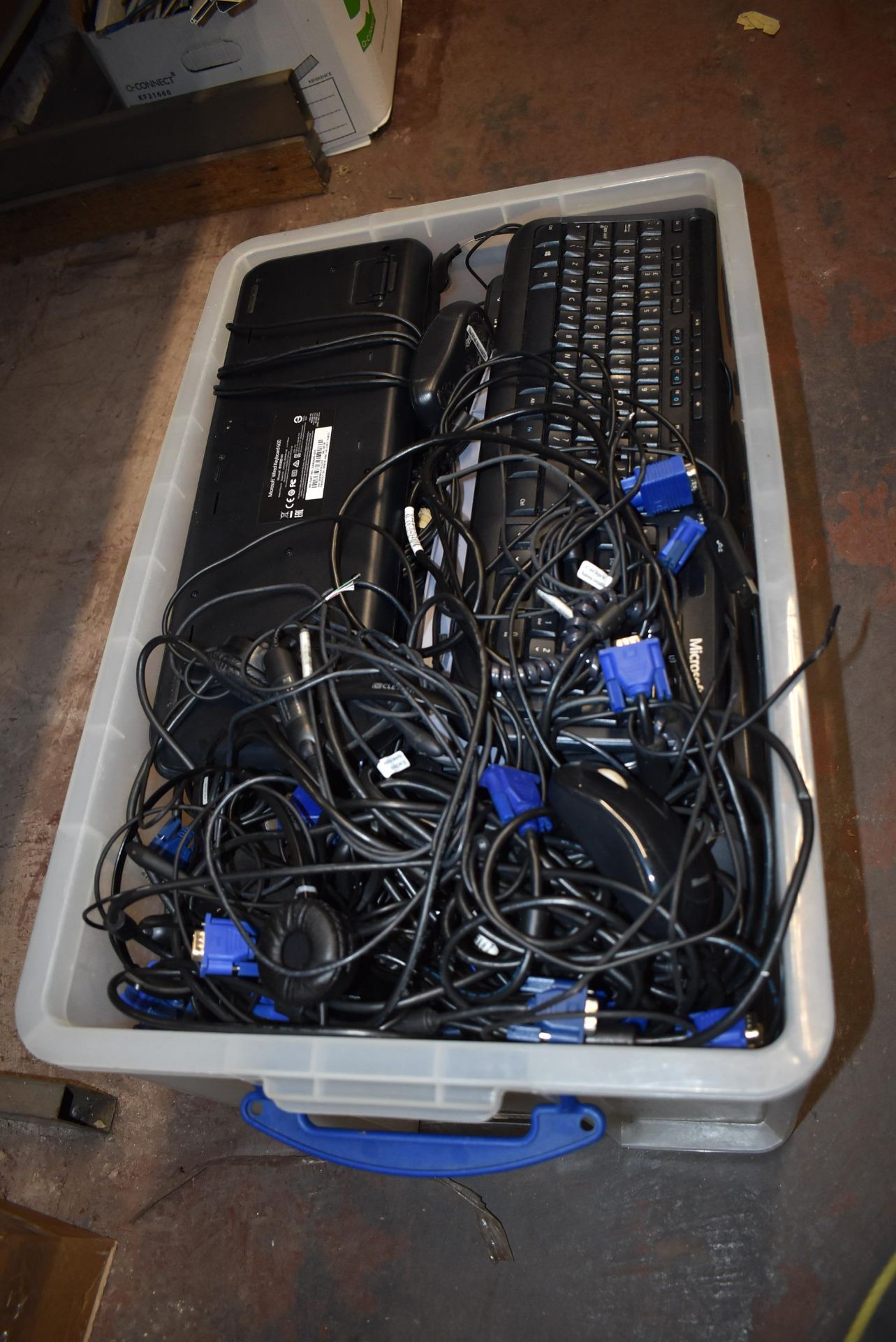 *Assorted Keyboards, Mice, Cables, etc. (box not included)