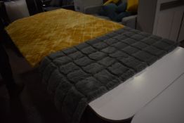 *Yellow Rug 160x100cm and a Grey Rug 110x60cm