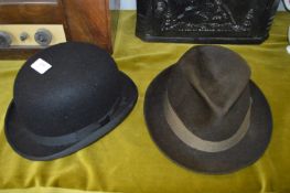 Bowler Hat and Trilby by Dunn & Co.