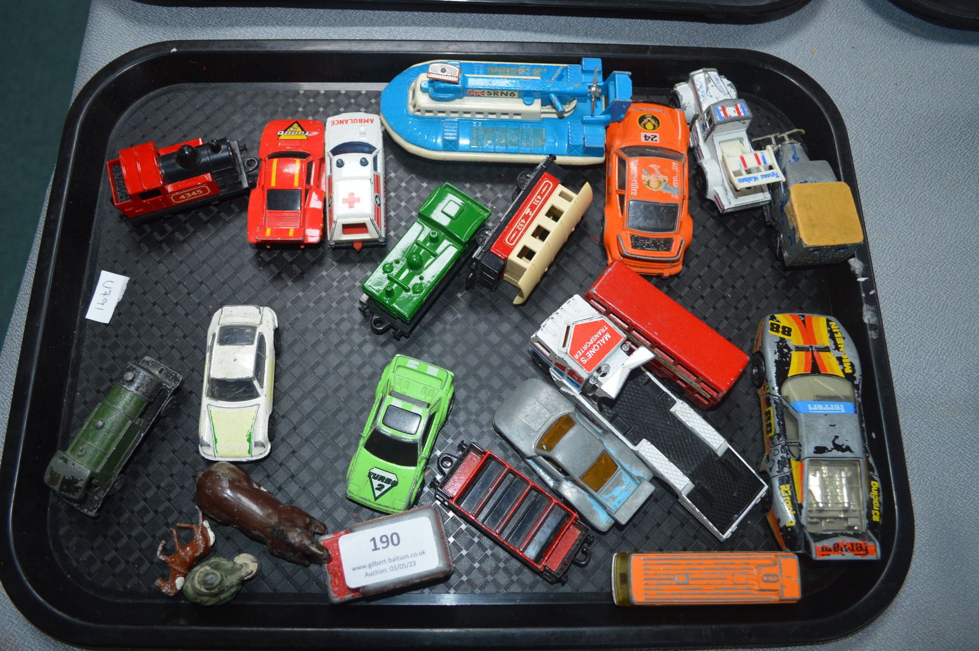 Lot De 14 Gyrophares Bleus Pour Miniatures - Marques Dinky, Corgi, Tekno, Schuco, Matchbox, échelles 1/43 Et 1/50