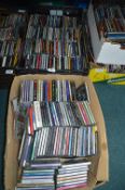 Two Boxes of Assorted CDs ~200+