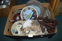 Wall Plates and Stands by Royal Doulton etc.