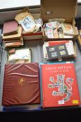 Two Stanley Gibbons Stamp Albums plus Assorted Sta