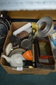 Kitchenware, Baking Tins, etc.