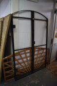*Steel Arched Gate Frame 52.5” wide x 78” tall (~2’3” + 26”)