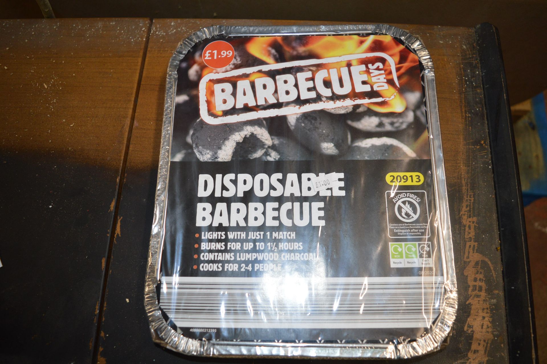 Quantity of Disposable Barbecues (crate not includ