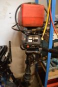 Mariner 8M Two Stroke Outboard Motor with Fuel Can