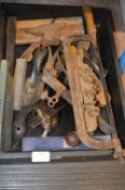Selection of Antique Woodworking Tools Including S