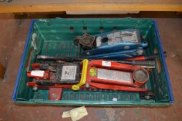 Two Hydraulic Trolley Jacks (crate not included)