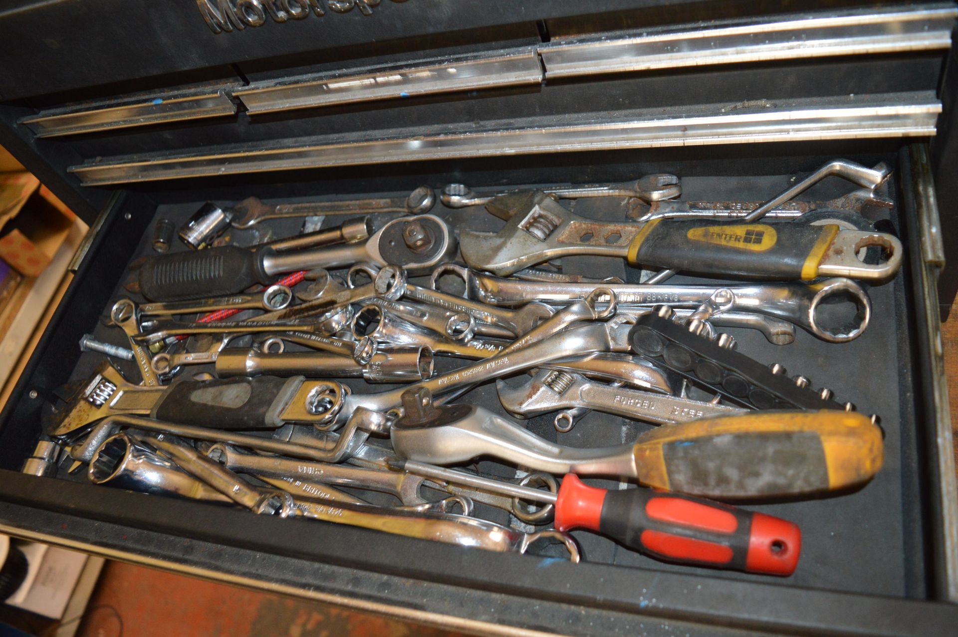 Quantity of Motorsport Toolboxes with contents, Converted Hostess Trolley with Contents of Tools - Image 4 of 11