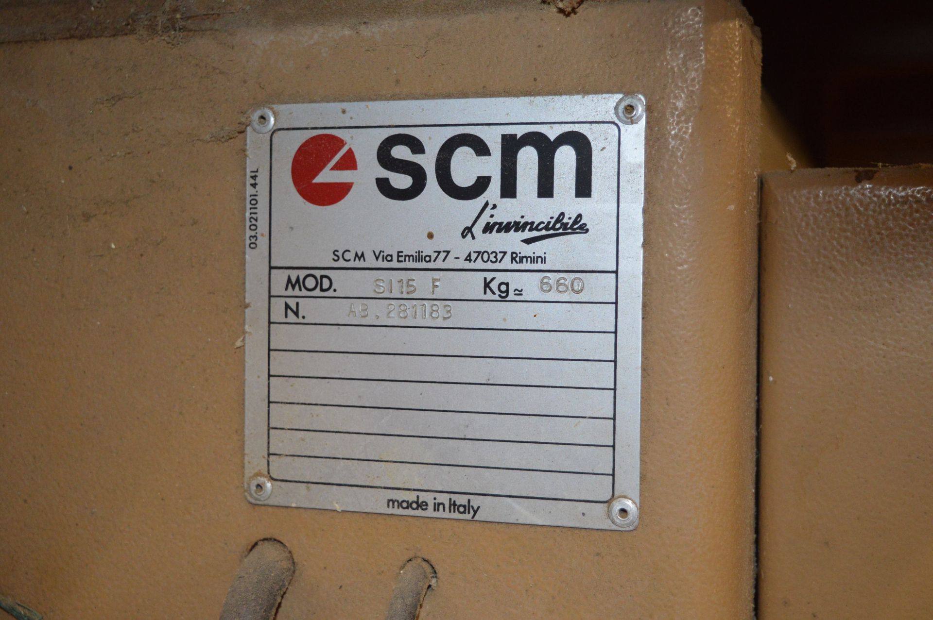 SCM S115F Sliding Table Saw 3-phase (660kg) - Image 4 of 4