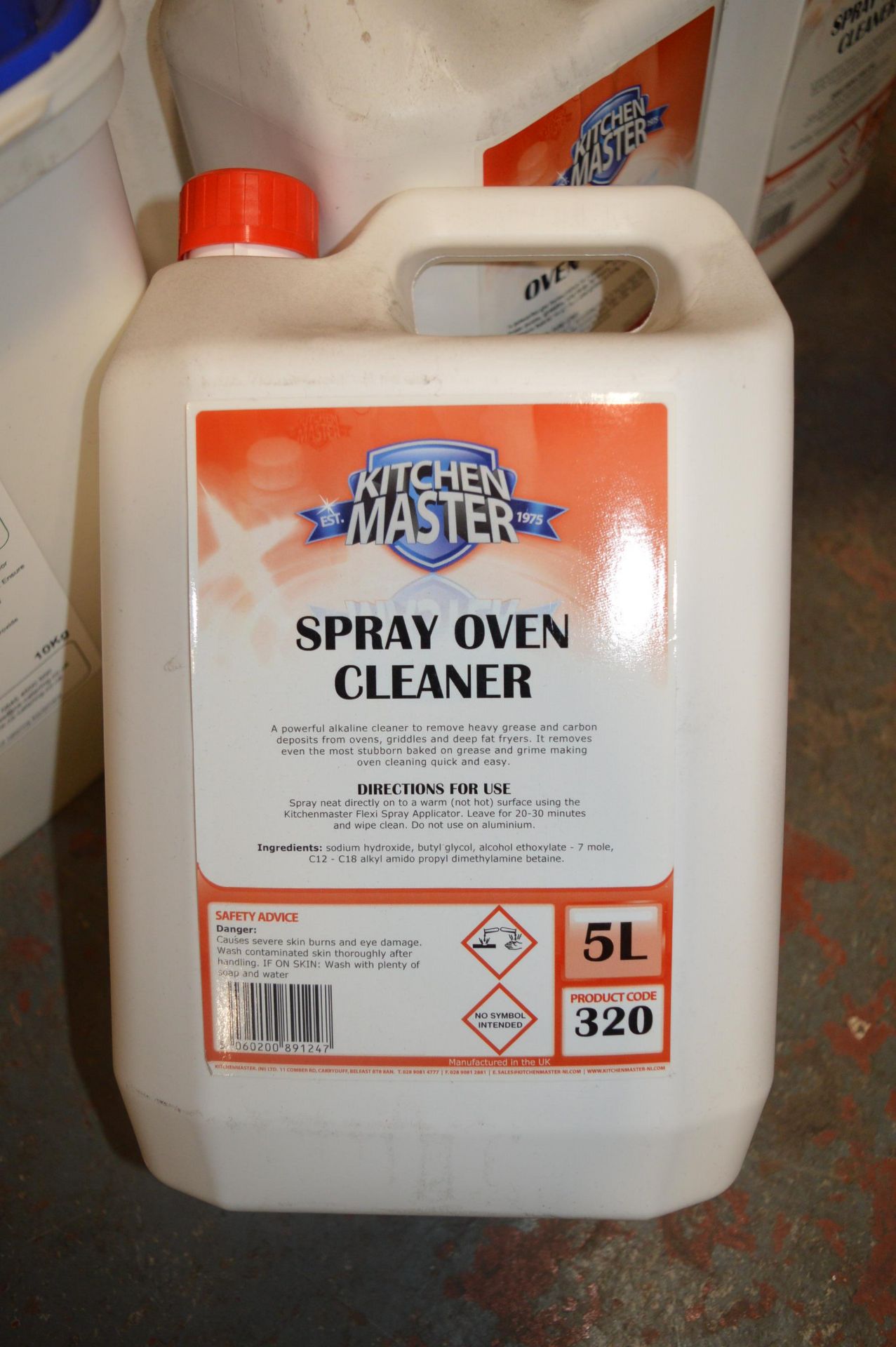 *5L of Kitchen Master Spray Oven Cleaner