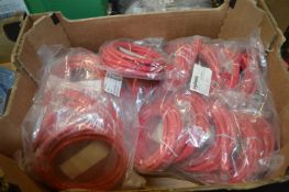 *Quantity of Patch Leads 53 3m in Red