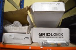 Gridlock Door Latches with Keys, Taps, and Waste U