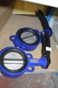 *Two PN16 DN100 Butterfly Valves