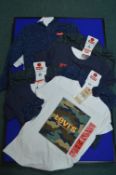 Four Levi's Kids 2pc Tee & Hoody Sets Size: M 7-8