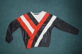 Vintage Leather Pullover Jacket