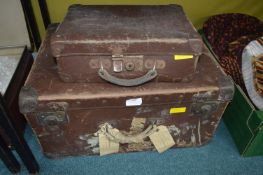 Two Vintage Suitcases