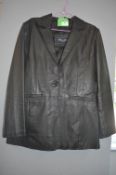 Ladies Milan Leather Jacket Size: 12
