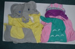 *Elephant and Mermaid Hooded Towels