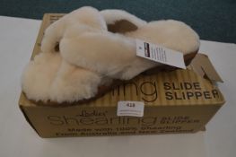 *Kirkland Sheering Ladies Slide Slippers Size: 7