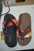 *Two Pairs of Flojos Gent's Flipflops Size: 7
