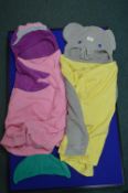 Two Kids Hooded Towels (Elephant & Mermaid)