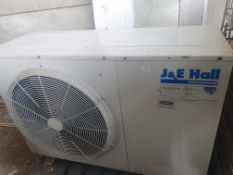 *J&E Hall International Fusion Scroll outdoor condensing unit. Model - JEHS0500L3 Serial Number -