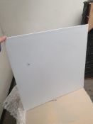 *pallet of approx 120 white wipeable satin spar square ceiling tiles - 600w x 600d almost new