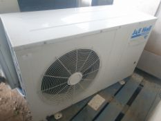 *J&E Hall International Fusion Scroll outdoor condensing unit. Model - JEHS0200M3 Serial Number -