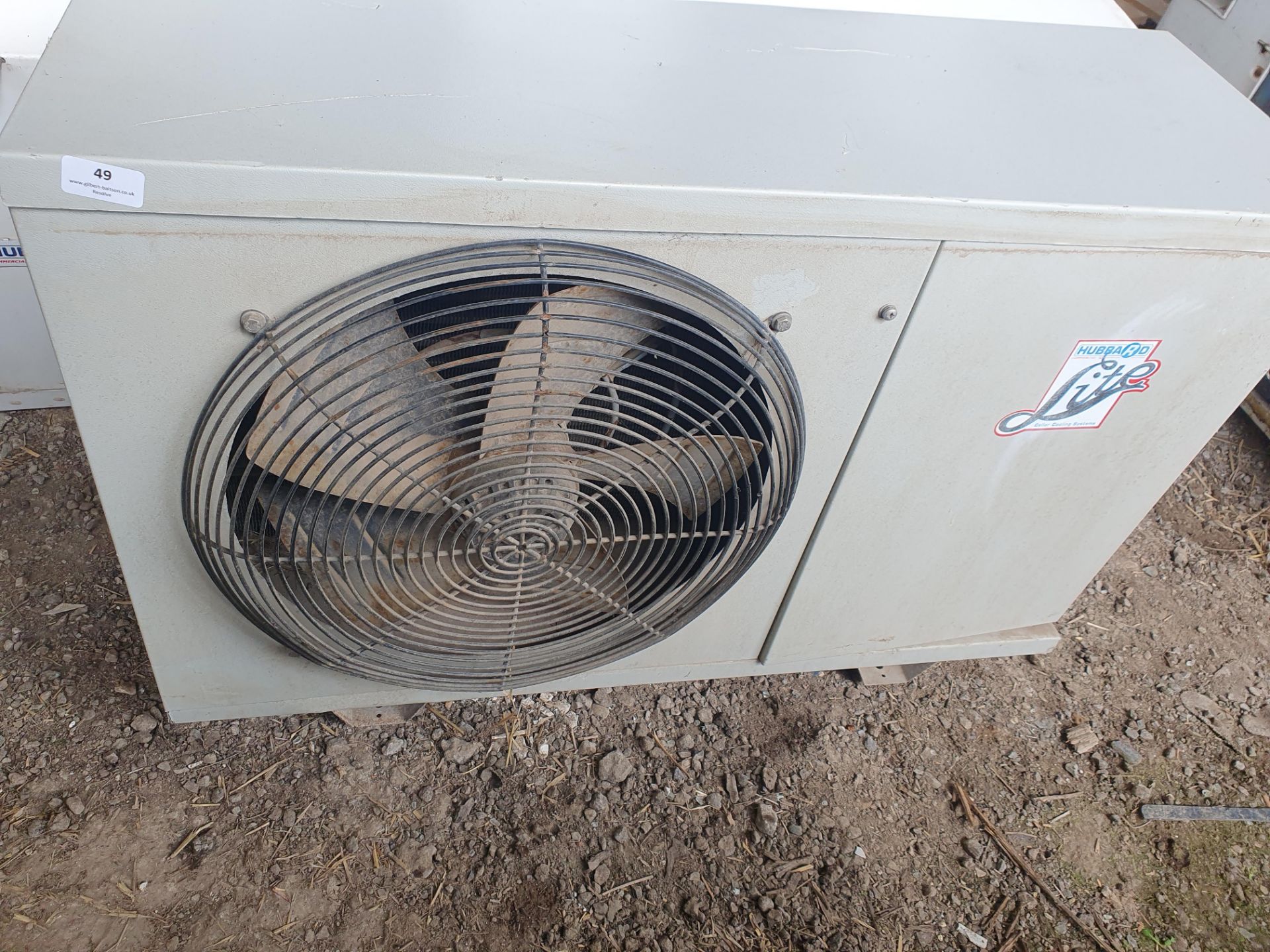 *Hubbard Lite cellar cooling outdoor condensing unit. Model - Lite200 Serial Number - 1208257704