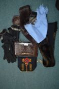 Ladies Purses, Stoles, and Fingerless Mitts