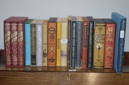 Eighteen Folio Society Cased Books