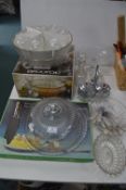 Cake Dish, Punch Bowl, Serving Sets, etc.