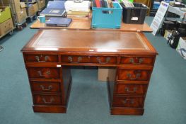 Leather Topped Desk (matching lot 325)