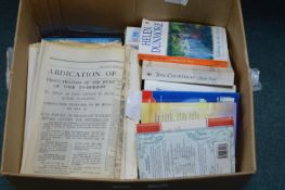 Assorted Books plus Historical Newspapers