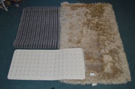 Two Small Rugs and a Bathmat (returns/salvage)