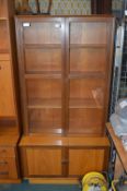 Retro Teak Glazed Cabinet