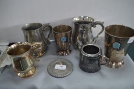 Pewter and EPNS Tankards