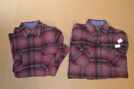 *Two Jachs Plaid Flannel Shirts Size: XL