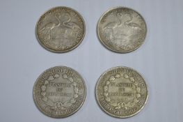 Four Reproduction Vintage Style Coins
