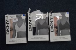 *Six DKNY Seamless Bras Size: L