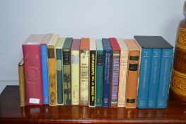 Fifteen Folio Society Cased Books plus Stanley Spe