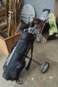 Donnay Golf Bag Containing Assorted Golf Clubs by