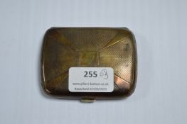 Hallmarked Sterling Silver Cigarette Case ~69g