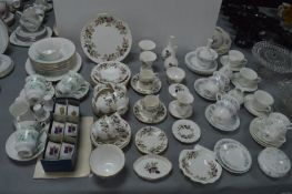Vintage Part Tea Sets and Tableware Including Wedg
