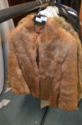 Ladies Vintage Rabbit Fur Jacket