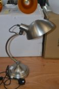 Brushed Aluminium Adjustable Desk Lamp