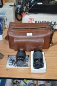 Camera Kit Including Asahai Pentax 135mm Lens, and