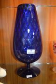 1970's Blue French Vase